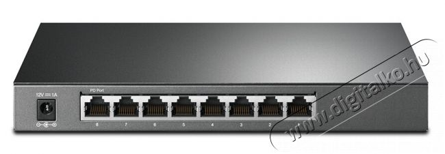 TP-LINK T1500G-8T 8port GbE LAN Smart menedzselhető asztali Switch Iroda és számítástechnika - Hálózat - Switch - 334448