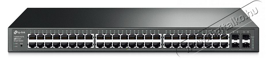 TP-LINK T1600G-52TS 48port GbE LAN 4 combo GbE RJ45/SFP menedzselhető Switch Iroda és számítástechnika - Hálózat - Switch - 313195