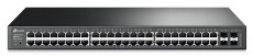 TP-LINK T1600G-52TS 48port GbE LAN 4 combo GbE RJ45/SFP menedzselhető Switch Iroda és számítástechnika - Hálózat - Switch - 313195