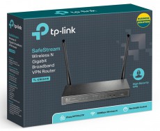 TP-LINK TL-ER604W SafeStream Vezeték nélküli 300Mbps Gigabit VPN Router Iroda és számítástechnika - Hálózat - Router - 313219