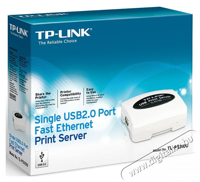 TP-LINK TL-PS110U Iroda &eacute;s sz&aacute;m&iacute;t&aacute;stechnika - Nyomtat&oacute; - Kieg&eacute;sz&iacute;tő - 319118