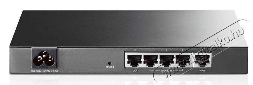 TP-LINK TL-R470T+ Vezetékes (4 10/100Mbps WAN, 1 LAN) Router Iroda és számítástechnika - Hálózat - Router - 313222