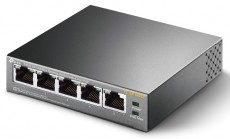 TP-LINK TL-SF1005P 10/100Mbps PoE Switch - Fekete Iroda és számítástechnika - Hálózat - Switch - 333534