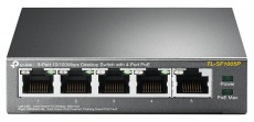 TP-LINK TL-SF1005P 10/100Mbps PoE Switch - Fekete Iroda és számítástechnika - Hálózat - Switch - 333534