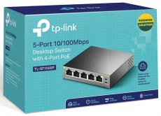 TP-LINK TL-SF1005P 10/100Mbps PoE Switch - Fekete Iroda és számítástechnika - Hálózat - Switch - 333534
