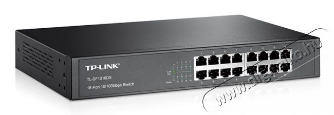 TP-LINK TL-SF1016DS 16port 10/100Mbps LAN nem menedzselhető asztali/rack Switch Iroda és számítástechnika - Hálózat - Switch - 313230