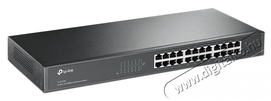 TP-LINK TL-SF1024 24 portos 10/100Mbps Unmanaged Rack Switch Iroda és számítástechnika - Hálózat - Switch - 313231