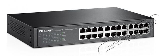 TP-LINK TL-SG1024D 24port 10/100/1000Mbps LAN nem menedzselhető asztali Switch Iroda és számítástechnika - Hálózat - Switch - 313242