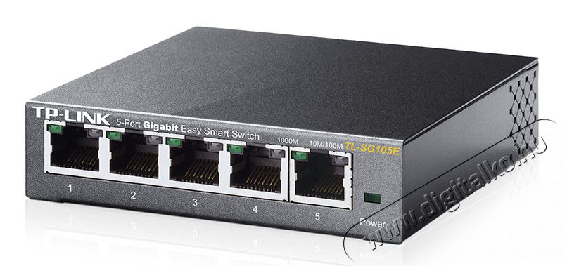 TP-LINK TL-SG105E 5port 10/100/1000Mbps LAN menedzselhető asztali Switch Iroda és számítástechnika - Hálózat - Switch - 313246