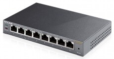 TP-LINK TL-SG108PE 8port GbE LAN 4x PoE menedzselhető asztali Switch Iroda és számítástechnika - Hálózat - Switch - 313249