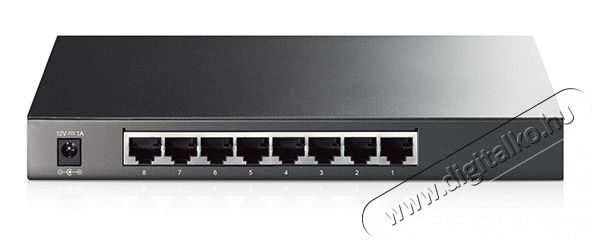 TP-LINK TL-SG2008 8port 10/100/1000Mbps LAN Smart menedzselhető asztali Switch Iroda és számítástechnika - Hálózat - Switch - 313250