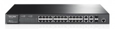 TP-LINK TL-SL5428 24port FE LAN, 4port SFP menedzselhető rack switch Iroda és számítástechnika - Hálózat - Switch - 313259