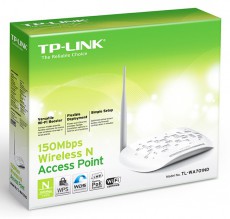 TP-LINK TL-WA701ND 150Mbps vezeték nélküli N-es Access Point Iroda és számítástechnika - Hálózat - Lefedettségnövelő / jeltovábbító - 313260