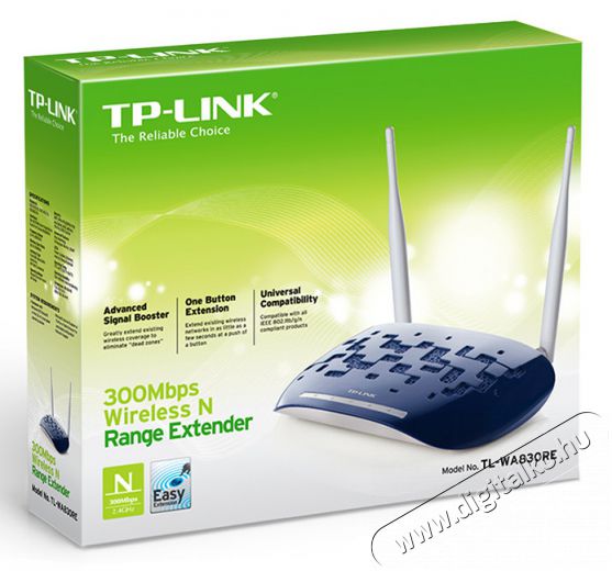TP-LINK TL-WA830RE Vezeték nélküli 300Mbps Range Extender Iroda és számítástechnika - Hálózat - Router - 313262