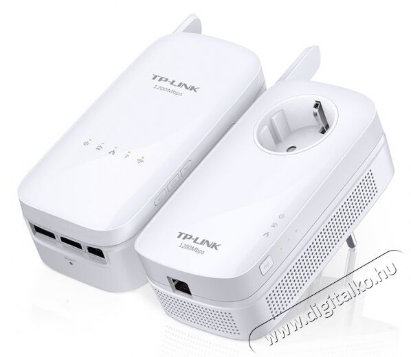 TP-LINK TL-WPA8630 KIT AV1200 gigabites Wi-Fi áramköri jeltovábbító készlet Iroda és számítástechnika - Hálózat - Lefedettségnövelő / jeltovábbító - 318512