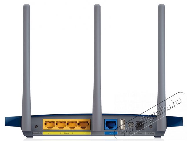 TP-LINK WR1043ND v4 vezeték nélküli 450Mbps Gigabit Router Iroda és számítástechnika - Hálózat - Router - 314949