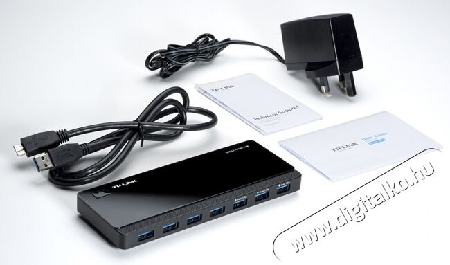 TP-LINK UH700 7 portos 3.0-s USB hub Iroda és számítástechnika - Notebook kiegészítő - USB hub / elosztó - 313273