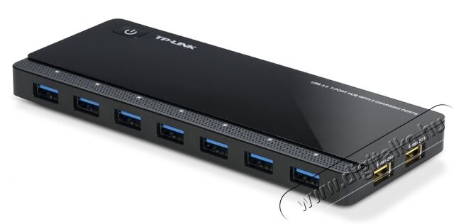 TP-LINK UH720 7 portos 3.0-s USB hub 2 töltési csatlakozással Iroda és számítástechnika - Notebook kiegészítő - USB hub / elosztó - 313274