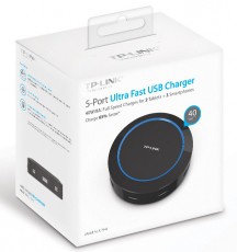 TP-LINK UP540 40W-os 5 portos USB töltő Mobil / Kommunikáció / Smart - Mobiltelefon kiegészítő / tok - Hálózati-, autós töltő - 319130