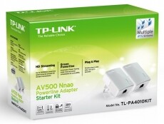 TP-LINK TL-PA4010KIT Powerline áramköri jeltovábbító Iroda és számítástechnika - Hálózat - Lefedettségnövelő / jeltovábbító - 301796