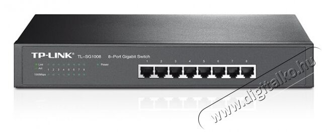 TP-LINK TL-SG1008 8port LAN 10/100/1000Mbps asztali Switch Iroda és számítástechnika - Hálózat - Switch - 313234