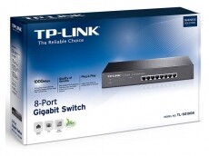 TP-LINK TL-SG1008 8port LAN 10/100/1000Mbps asztali Switch Iroda és számítástechnika - Hálózat - Switch - 313234