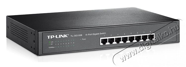 TP-LINK TL-SG1008 8port LAN 10/100/1000Mbps asztali Switch Iroda és számítástechnika - Hálózat - Switch - 313234