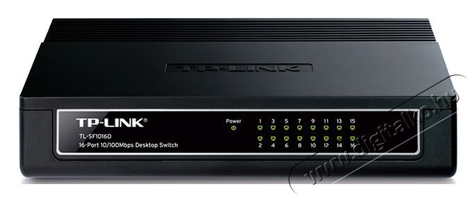 TP-LINK TL-SF1016D 16port 10/100Mbps LAN nem menedzselhető asztali Switch Iroda és számítástechnika - Hálózat - Switch - 313229