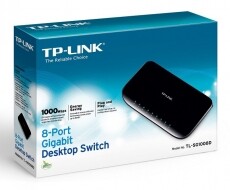 TP-LINK TL-SG1008D 8port 10/100/1000Mbps LAN nem menedzselhető asztali Switch Iroda és számítástechnika - Hálózat - Switch - 313235