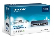 TP-LINK TL-SG108 8port 10/100/1000Mbps LAN nem menedzselhető asztali Switch Iroda és számítástechnika - Hálózat - Switch - 313247