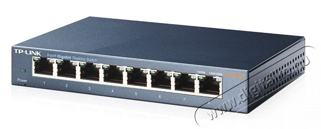 TP-LINK TL-SG108 8port 10/100/1000Mbps LAN nem menedzselhető asztali Switch Iroda és számítástechnika - Hálózat - Switch - 313247
