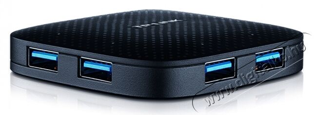 TP-LINK UH400 3.0 USB hordozható 4 portos hub Iroda és számítástechnika - Notebook kiegészítő - USB hub / elosztó - 313272