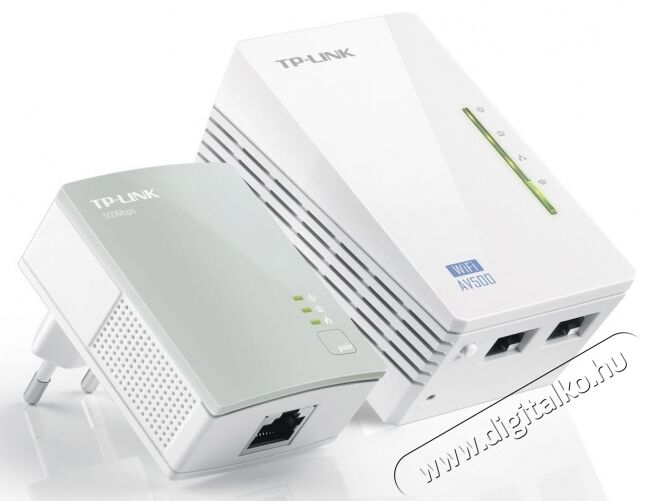 TP-LINK WPA4220KIT Powerline áramköri jeltovábbító Iroda és számítástechnika - Hálózat - Lefedettségnövelő / jeltovábbító - 301797