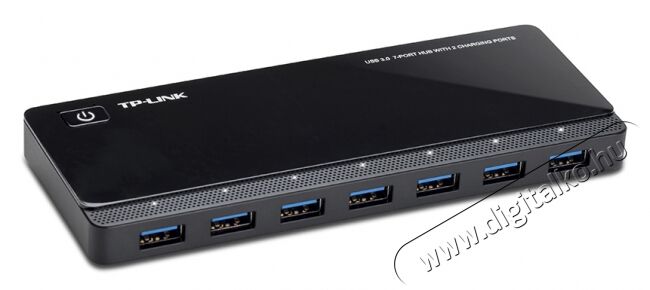 TP-LINK UH720 7 portos 3.0-s USB hub 2 töltési csatlakozással Iroda és számítástechnika - Notebook kiegészítő - USB hub / elosztó - 313274