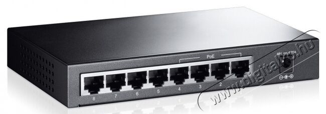 TP-LINK TL-SF1008P 8port 10/100Mbps LAN 4xPOE nem menedzselhető asztali Switch Iroda és számítástechnika - Hálózat - Switch - 313227