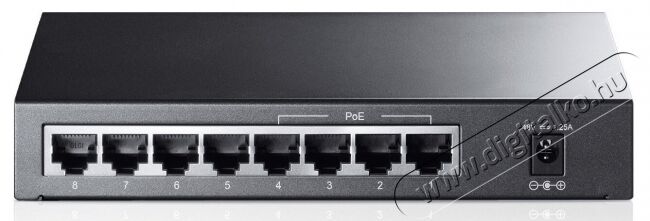 TP-LINK TL-SF1008P 8port 10/100Mbps LAN 4xPOE nem menedzselhető asztali Switch Iroda és számítástechnika - Hálózat - Switch - 313227