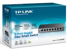 TP-LINK TL-SG108E 8-Port Gigabit Easy Smart Switch Iroda és számítástechnika - Hálózat - Switch - 313248