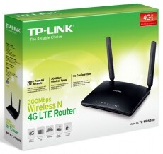 TP-LINK TL-MR6400 300 Mbps vezeték nélküli N-es 4G LTE Router Iroda és számítástechnika - Hálózat - Router - 314946