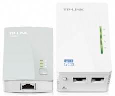 TP-LINK WPA4220KIT Powerline áramköri jeltovábbító Iroda és számítástechnika - Hálózat - Lefedettségnövelő / jeltovábbító - 301797
