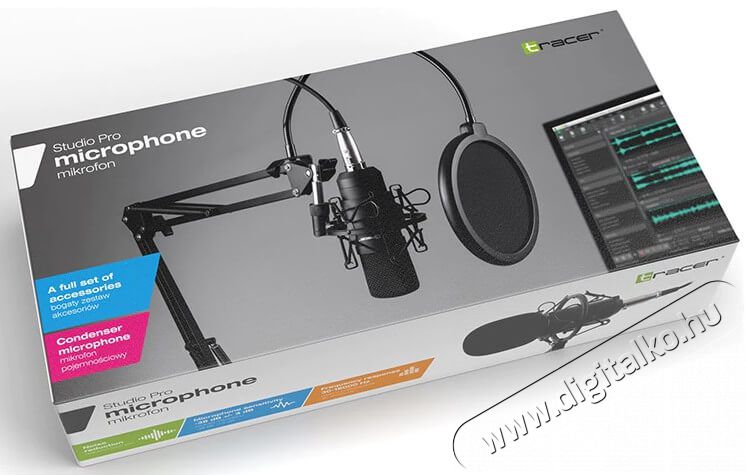 Tracer TRAMIC46163 St&uacute;di&oacute; mikrofon Iroda &eacute;s sz&aacute;m&iacute;t&aacute;stechnika - Egy&eacute;b sz&aacute;m&iacute;t&aacute;stechnikai term&eacute;k - 367020