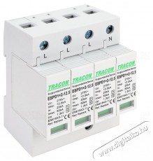 Tracon ESPD1+2-12.5-4P cserélhető betéttel T1+T2 AC típusú túlfeszültség levezető Iroda és számítástechnika - Egyéb számítástechnikai termék - 394786