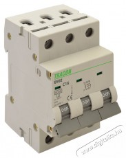 Tracon EVOZ3C32 32A C 3P 6kA kismegszakító Háztartás / Otthon / Kültér - Szerszám - Áramfejlesztő - 388867