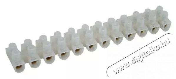 Tracon Flex. S60A-H-L H profil, 12 tag, 25mm2, 450VAC, 80A, PP natúr nyomólemezes sorozatkapocs Háztartás / Otthon / Kültér - Világítás / elektromosság - Hálózati elosztó / hosszabbító / adapter - 389140