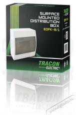 Tracon EDFK-8/1 falon kivüli 1/8 elosztó doboz Háztartás / Otthon / Kültér - Világítás / elektromosság - Hálózati elosztó / hosszabbító / adapter - 388519