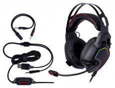 Tracer Raptor V2 GameZone Mini Jack/USB fekete vezetékes gamer headset Audio-Video / Hifi / Multimédia - Fül és Fejhallgatók - Fejhallgató mikrofonnal / headset - 496798