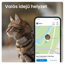 TRACTIVE Tractive GPS CAT Mini barna macska GPS nyomk&ouml;vető &eacute;s tev&eacute;kenys&eacute;gfigyelő H&aacute;ztart&aacute;s / Otthon / K&uuml;lt&eacute;r - Egy&eacute;b h&aacute;ztart&aacute;si term&eacute;k - 501900