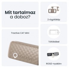 TRACTIVE Tractive GPS CAT Mini barna macska GPS nyomk&ouml;vető &eacute;s tev&eacute;kenys&eacute;gfigyelő H&aacute;ztart&aacute;s / Otthon / K&uuml;lt&eacute;r - Egy&eacute;b h&aacute;ztart&aacute;si term&eacute;k - 501900