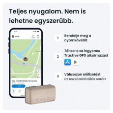 TRACTIVE Tractive GPS CAT Mini barna macska GPS nyomk&ouml;vető &eacute;s tev&eacute;kenys&eacute;gfigyelő H&aacute;ztart&aacute;s / Otthon / K&uuml;lt&eacute;r - Egy&eacute;b h&aacute;ztart&aacute;si term&eacute;k - 501900