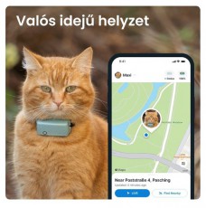 TRACTIVE Tractive GPS CAT Mini menta macska GPS nyomk&ouml;vető &eacute;s tev&eacute;kenys&eacute;gfigyelő H&aacute;ztart&aacute;s / Otthon / K&uuml;lt&eacute;r - Egy&eacute;b h&aacute;ztart&aacute;si term&eacute;k - 501902