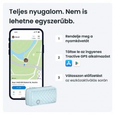 TRACTIVE Tractive GPS CAT Mini menta macska GPS nyomk&ouml;vető &eacute;s tev&eacute;kenys&eacute;gfigyelő H&aacute;ztart&aacute;s / Otthon / K&uuml;lt&eacute;r - Egy&eacute;b h&aacute;ztart&aacute;si term&eacute;k - 501902